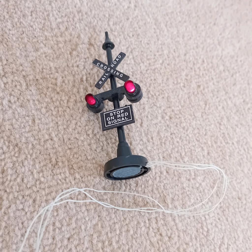 Lemax railway stop light, retired, Lemax Kerstdorp, Ophalen of Verzenden