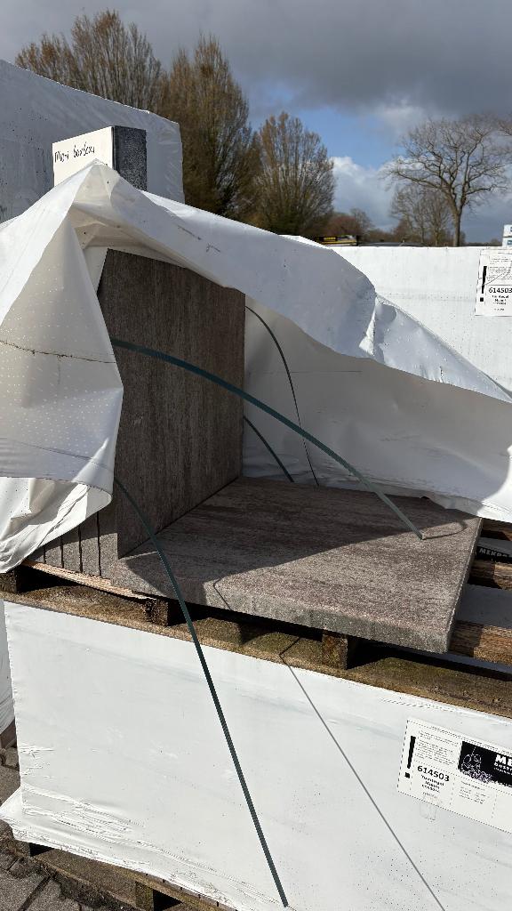 Tuintegel Miami 60x60x4, Ophalen of Verzenden, Zo goed als nieuw, 10 m² of meer, Beton