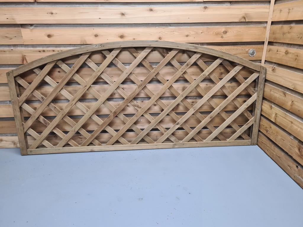 Houten trellis scherm 180 breed, Ophalen of Verzenden, Hout, Tuinhek