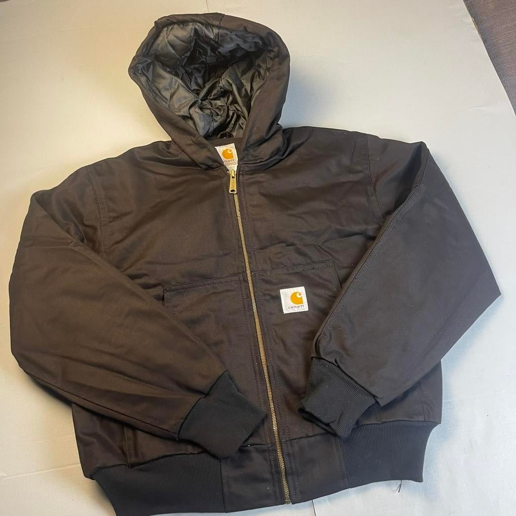 Carhartt jas zwart, Verzenden, Zo goed als nieuw, Maat 52/54 (L), Zwart