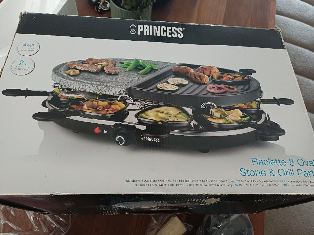 Princess gourmetstel 8p, Witgoed en Apparatuur, Ophalen, Gebruikt, 8 personen of meer