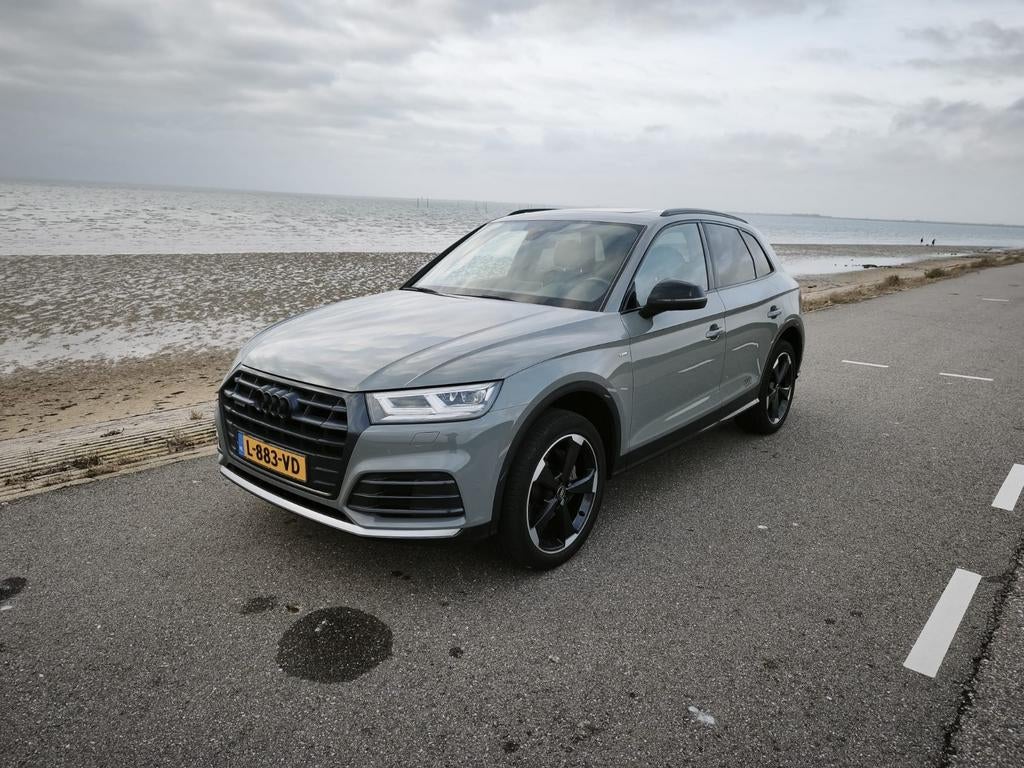 Audi Q5 2.0 Tfsi Quattro 252pk S-Line 2018 Grijs, Automaat, USB, 4 cilinders, Particulier