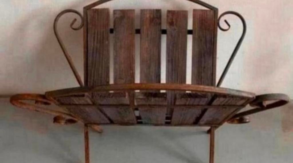 Vintage / antieke lectuurbak, Huis en Inrichting, Woonaccessoires | Krantenbakken en Lectuurbakken, Ophalen of Verzenden, Gebruikt