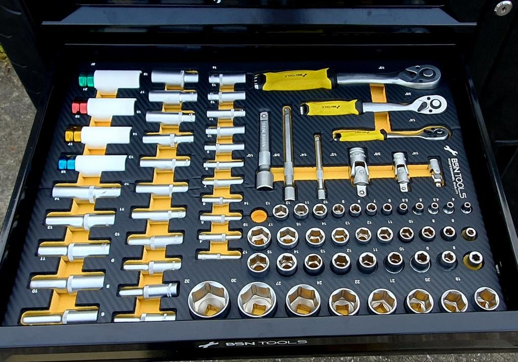 Gereedschapswagen EXTRA BREDE goed gevuld 7x7 (NIEUW), Doe-het-zelf en Verbouw, Gereedschap | Handgereedschap, Ophalen of Verzenden