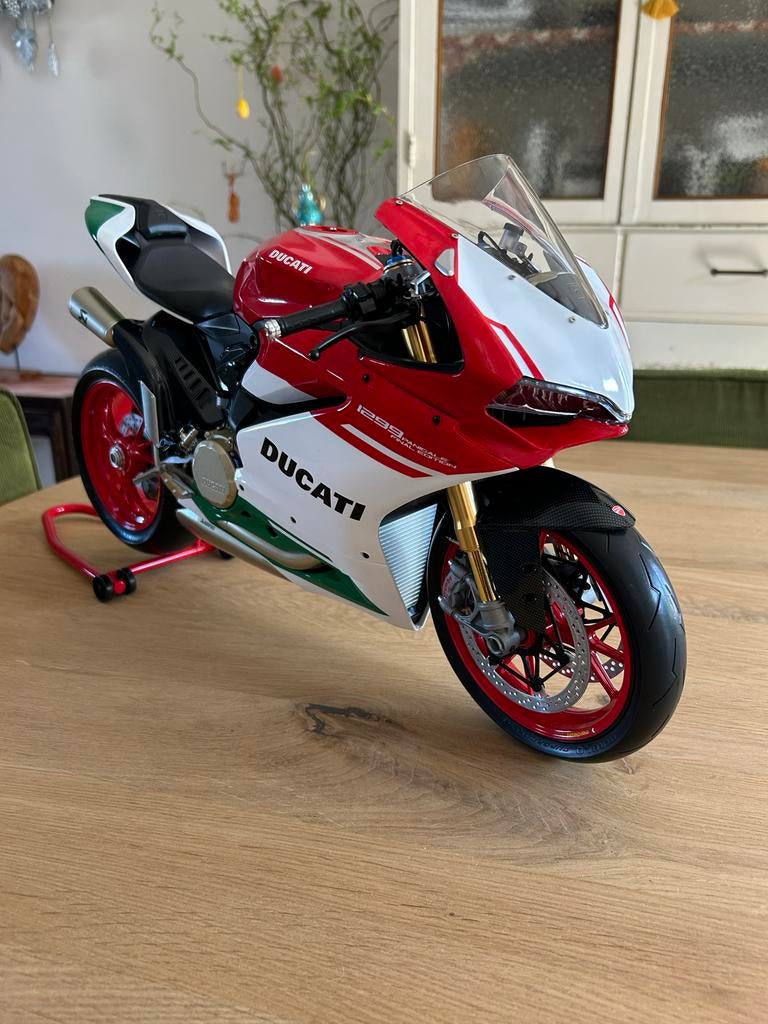 Pocher Ducati Panigale 1/4 perfect gebouwd, Ophalen, Nieuw, 1:5 t/m 1:8, Motor