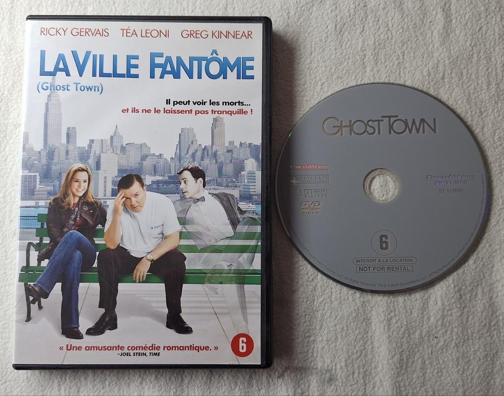 Ghost Town ( Koepp ) met Ricky Gervais, Kinnear, Leoni, Cd's en Dvd's, Vanaf 6 jaar, Ophalen of Verzenden, Overige genres