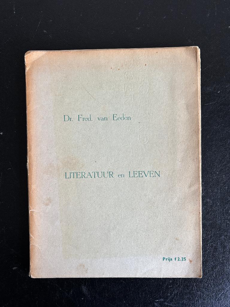 Frederik van Eeden - Literatuur en Leeven - 1920, Gelezen, Ophalen of Verzenden, Frederik van Eeden, Nederland