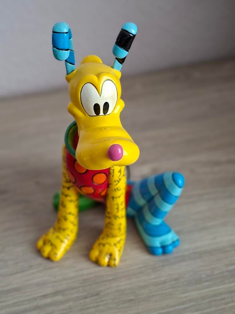 Britto Pluto, Ophalen of Verzenden, Goofy of Pluto, Zo goed als nieuw, Beeldje of Figuurtje