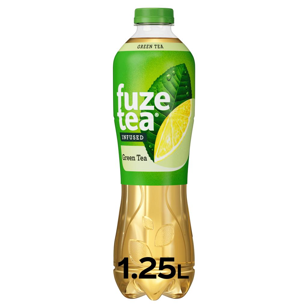 4 flessen Fuze Tea Green, Ophalen