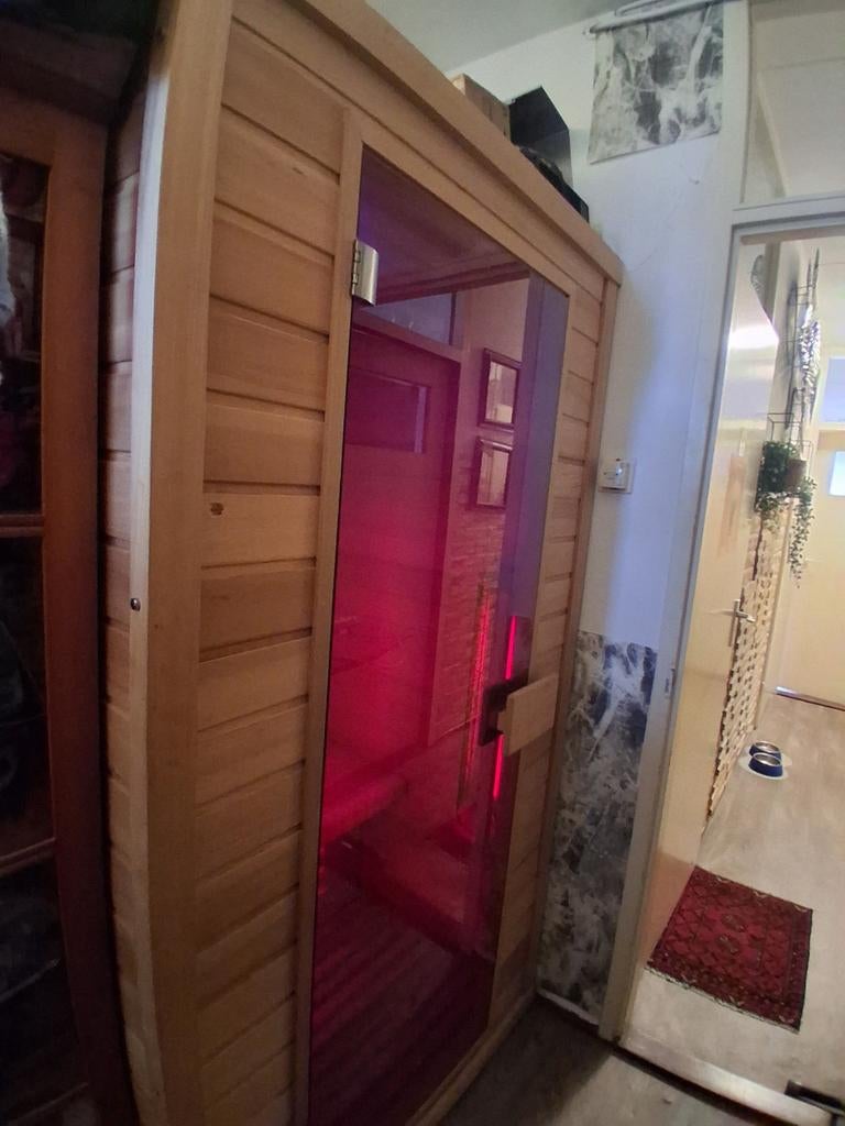 Zo goed als nieuwe infrarood sauna, Ophalen, Zo goed als nieuw, Infrarood, Complete sauna