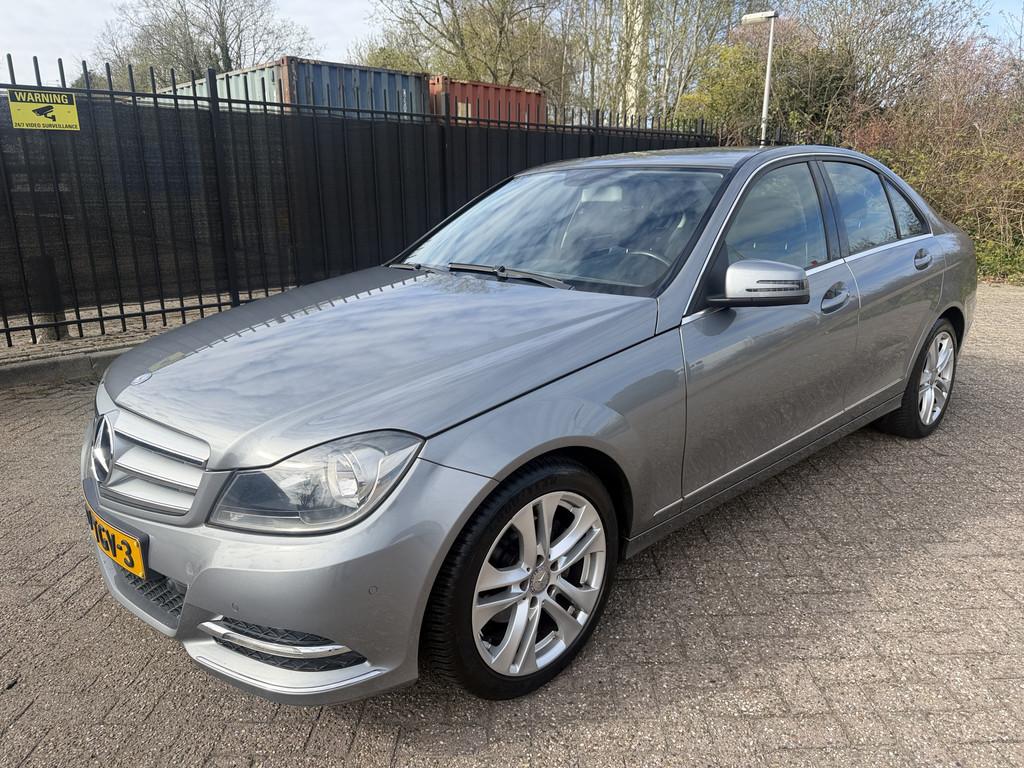 Mercedes-Benz C-Klasse 180 Business Class Avantgarde LED/Cli, Euro 5, Zwart, Handgeschakeld, Sedan