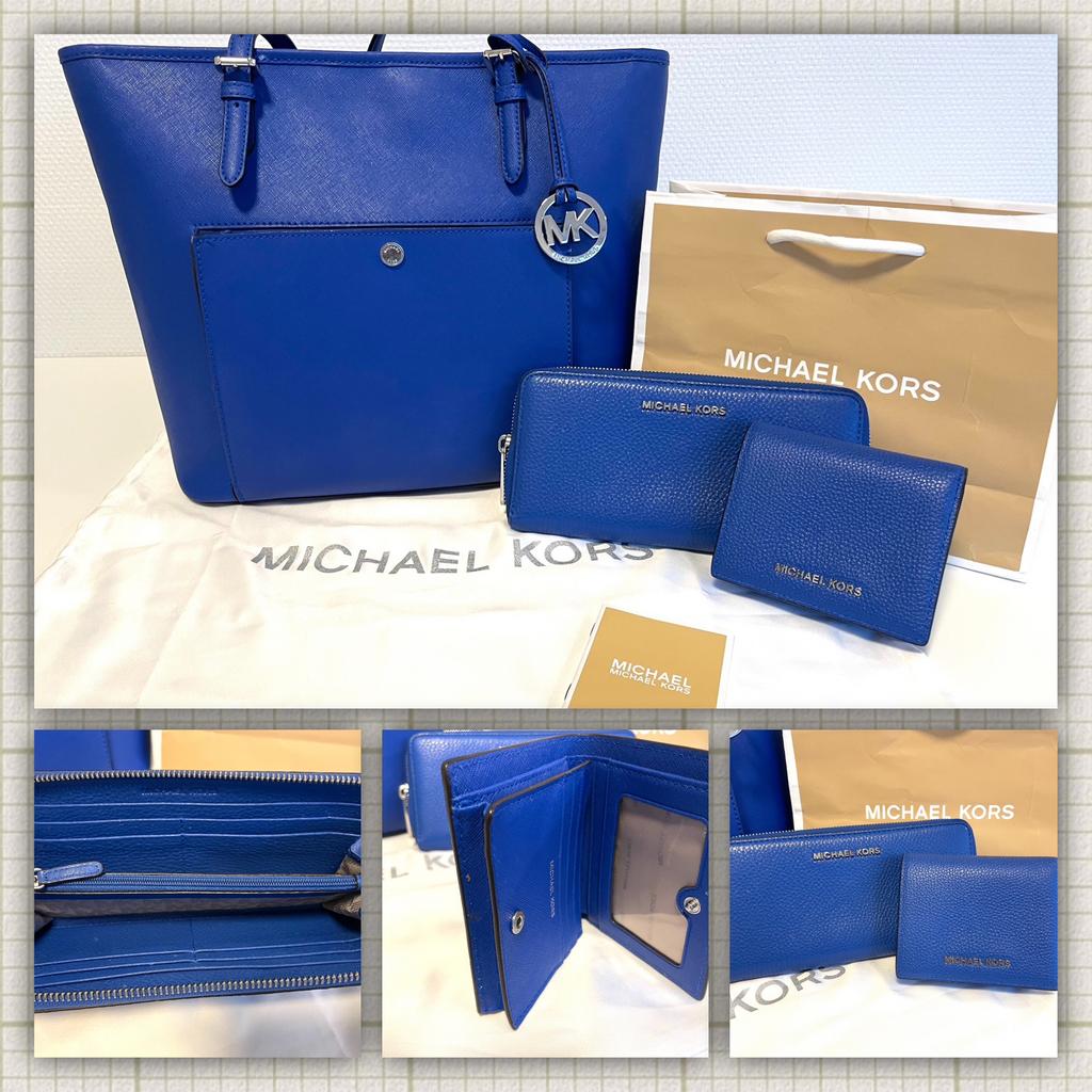 🪻Michael Kors shopper/tas, leer, 2x portemonnee, Sieraden, Tassen en Uiterlijk, Tassen | Damestassen, Ophalen of Verzenden, Zo goed als nieuw