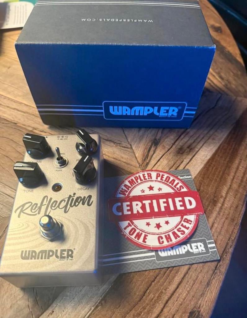 Wampler Usa Reflection Reverb top pedaal “ mint, Muziek en Instrumenten, Effecten, Geen, Geen, WMpler, Ophalen of Verzenden