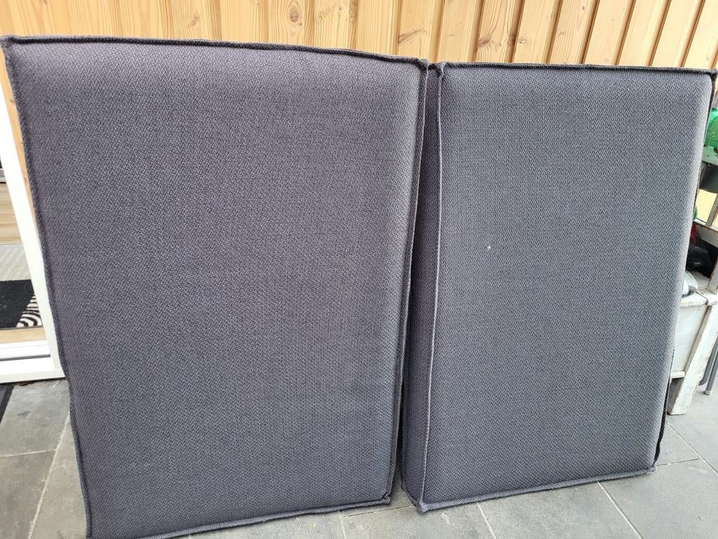 grijze kussens voor pallets + pallets, Ophalen, Grijs, Vierkant