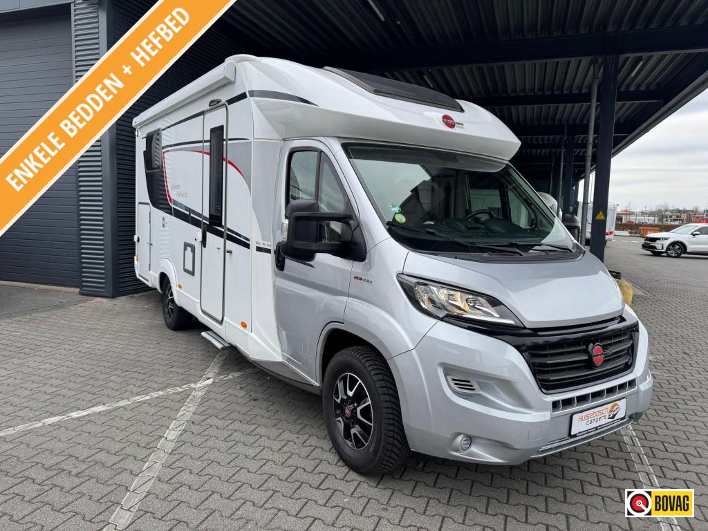 Bürstner Lyseo 728 T G, 85.518km.2de paasdag open, Caravans en Kamperen, Fiat, Bürstner, L-zit, Half-integraal