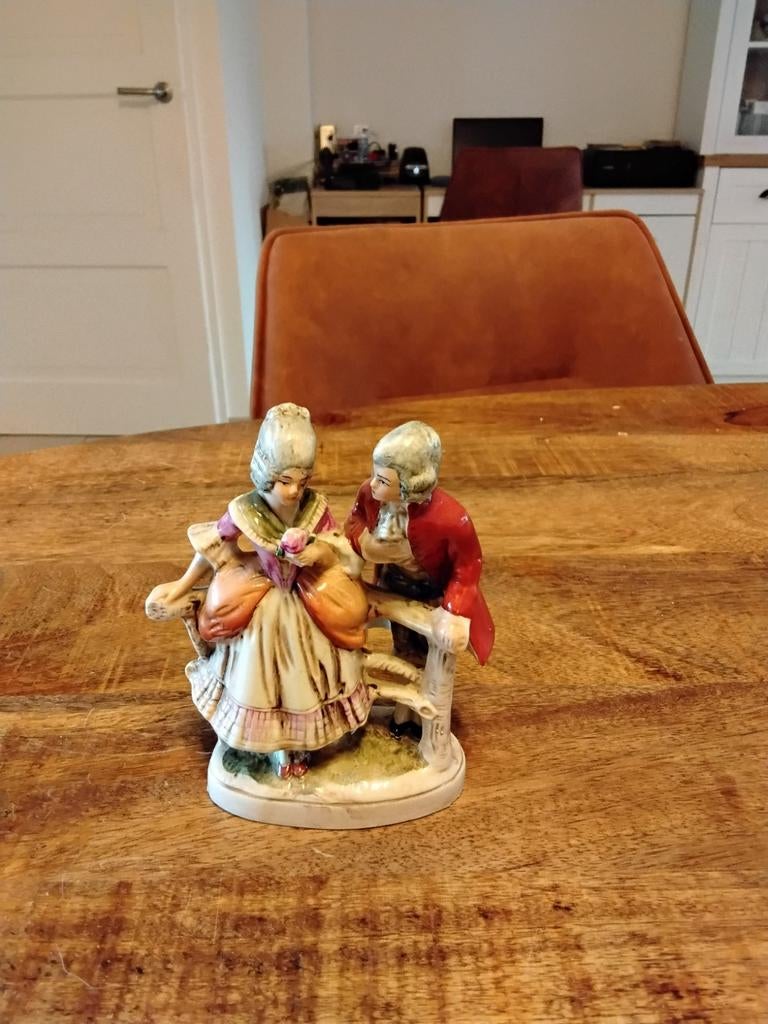 Antiek Grafenthal Porseleinen Beeldje - Romantisch Paar, Ophalen of Verzenden, Gebruikt, Mens