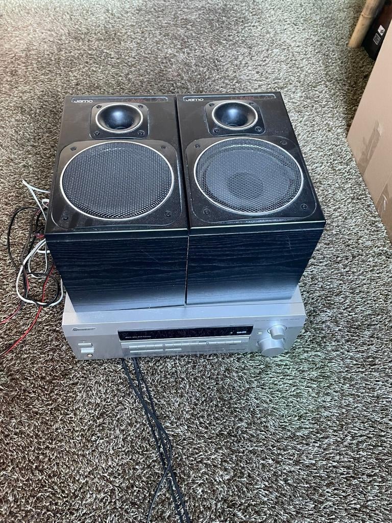 Pioneer VSX-D512 receiver/versterker + 2x Jamo 70W speakers, Ophalen, Stereo, Pioneer