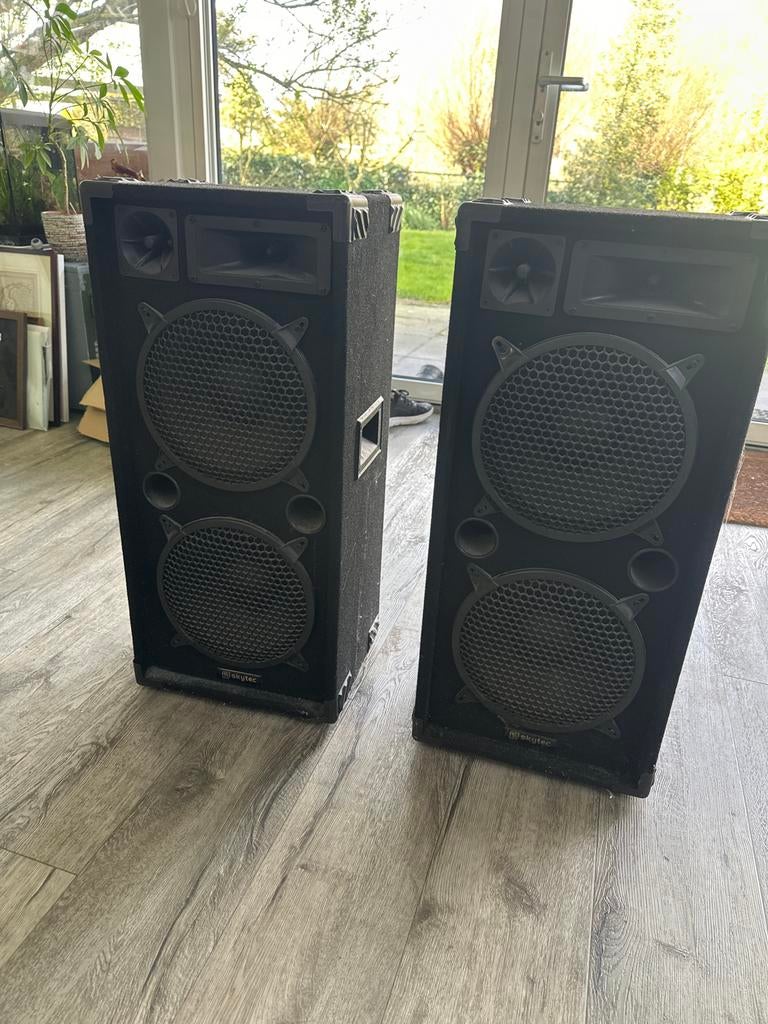 Skytec MAX 210 Speakers - 1000 Watt (set van 2), Audio, Tv en Foto, Luidsprekers, Overige merken, Gebruikt, Ophalen of Verzenden