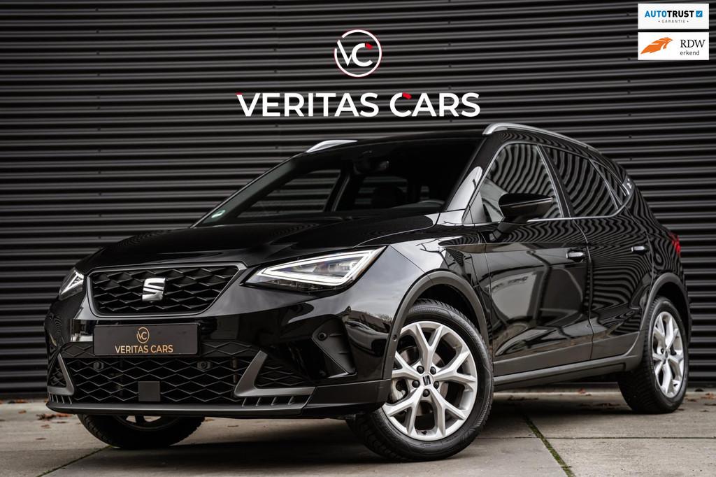 Seat ARONA 1.0 EcoTSI FR 116PK BTW|Camera|Drive Profile|Sfee, 1131 kg, Gebruikt, Zwart, Bedrijf