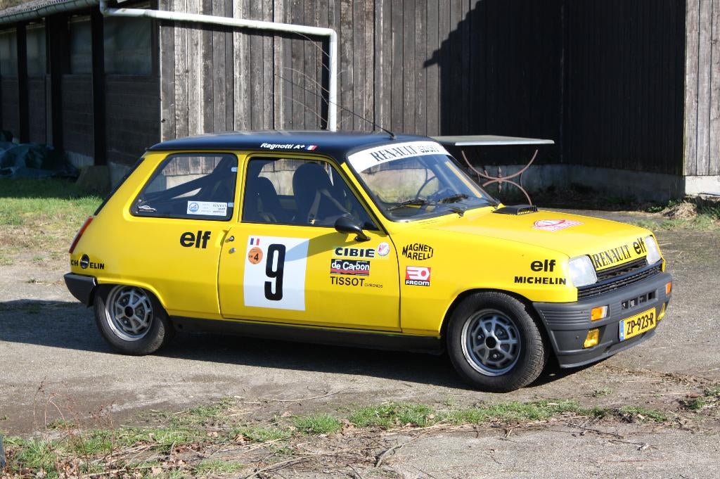 Renault 5 Alpine Coupe, Stof, Zwart, Overige kleuren, Renault