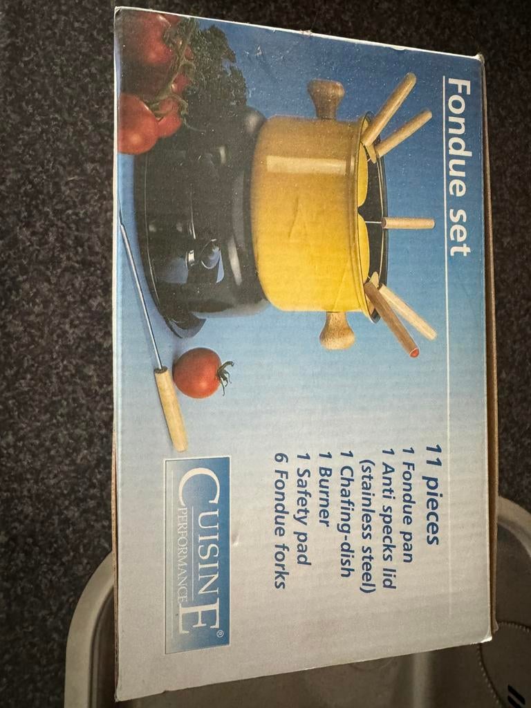 11 delige fondue set van Cuisine., Witgoed en Apparatuur, Gourmetstellen, Ophalen of Verzenden, Nieuw
