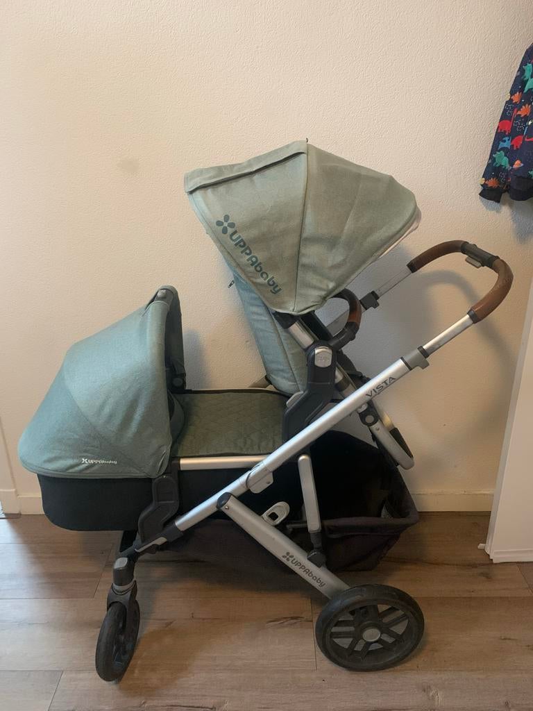 UPPAbaby Vista kinderwagen met reiswieg en zitje, Kinderen en Baby's, Kinderwagens en Combinaties, Overige merken, Gebruikt, Ophalen of Verzenden