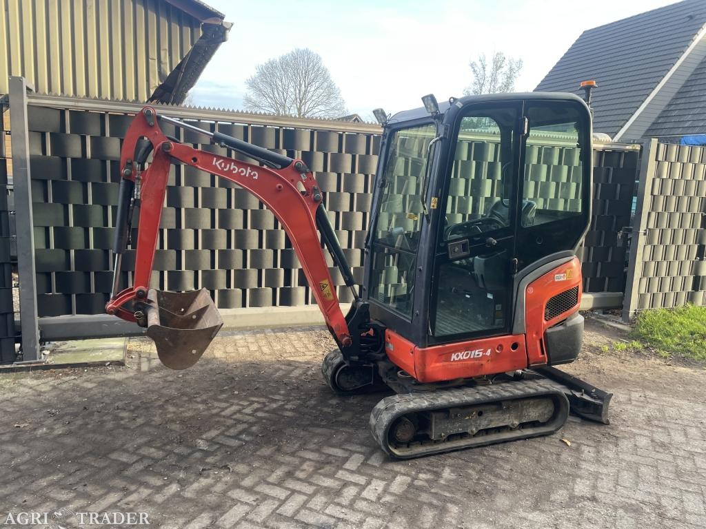 Kubota KX016-4 mini graafmachine bobcat hitachi yanmar