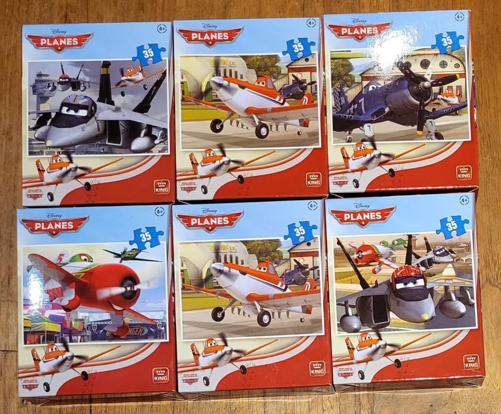 Partij Disney puzzel Planes 35 stukjes in display, ., Nieuw, Ophalen of Verzenden, .