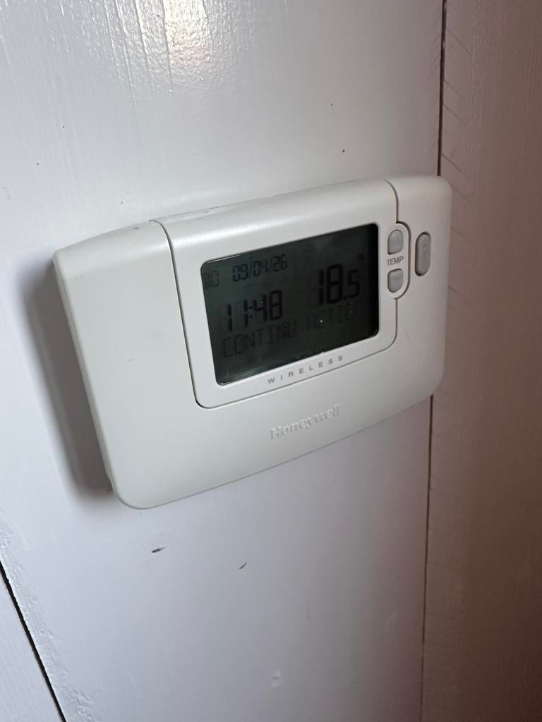 Honeywell draadloze kamerthermostaat, Doe-het-zelf en Verbouw, Thermostaten, Ophalen of Verzenden, Zo goed als nieuw