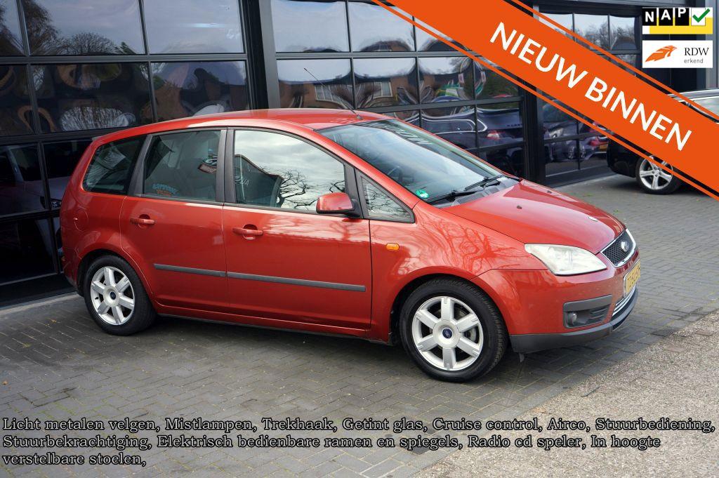 Ford Focus C-Max 1.8-16V Futura, Airco, CC, Elek pakket, Tre, Voorwielaandrijving, Gebruikt, Zwart, 4 cilinders