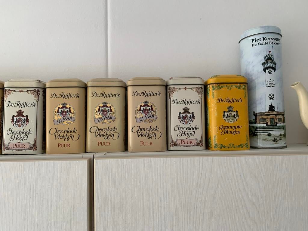 De Ruijter's blikjes en Piet Kerssens blik, Verzamelen, Ophalen of Verzenden, Gebruikt, Overige, Overige merken