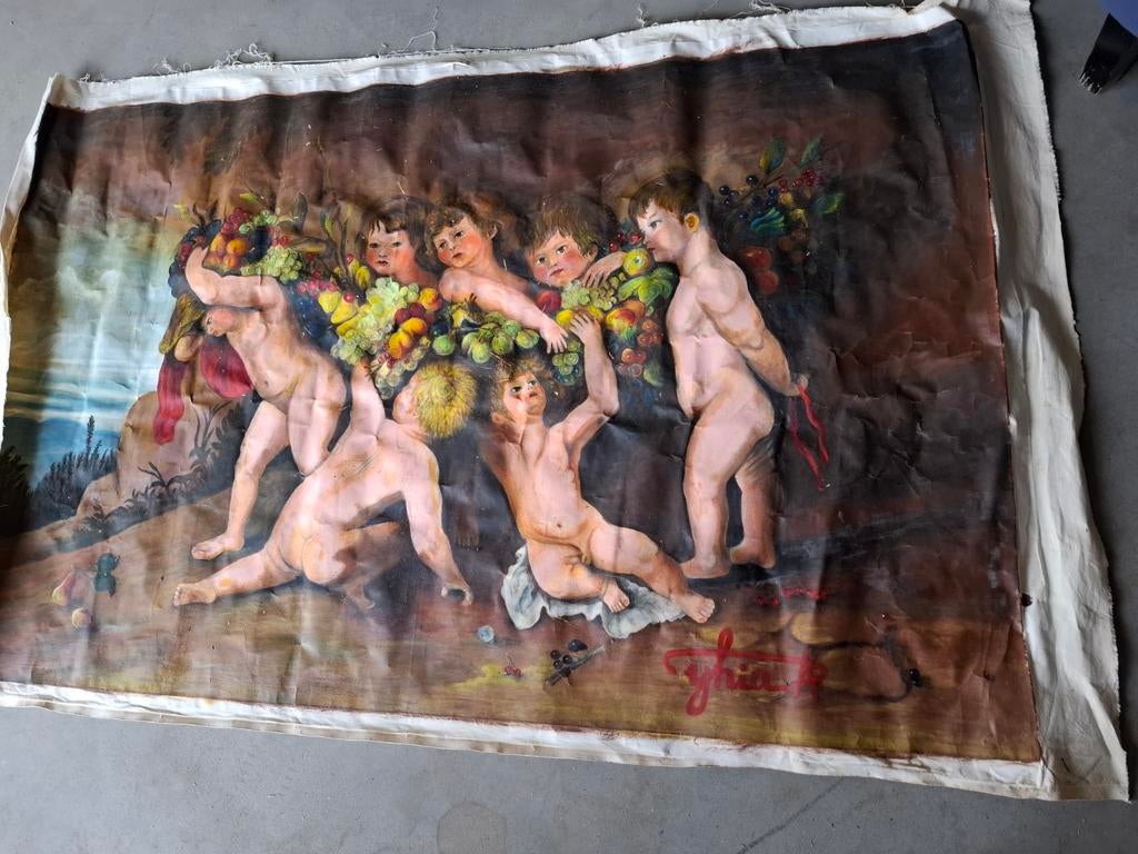 Rubens handgeschilderd schilderij, Ophalen