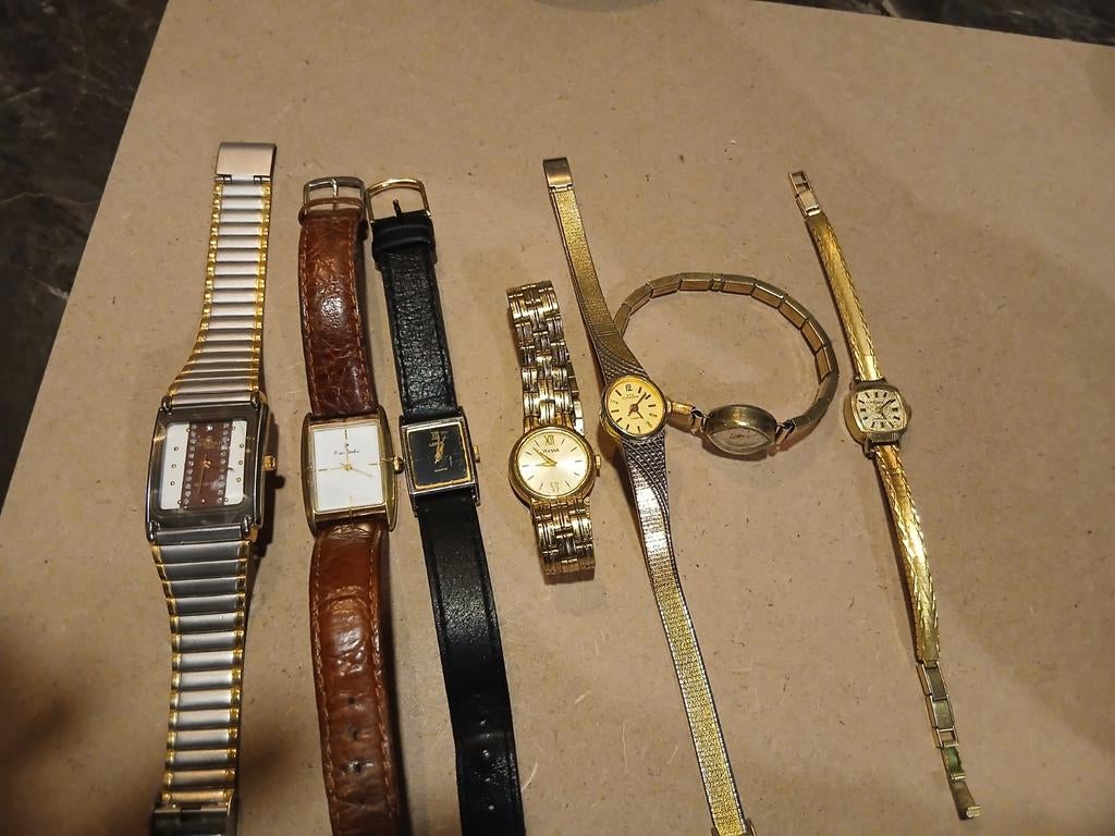 Vintage dames horloges, Ophalen of Verzenden, Overige materialen, Verguld