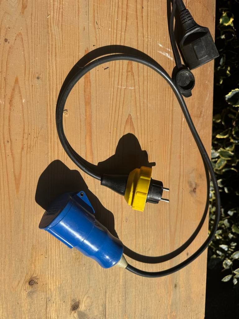 2x Camping / Camper Stekker – CEE 16A male+female, Caravans en Kamperen, Ophalen of Verzenden, Zo goed als nieuw