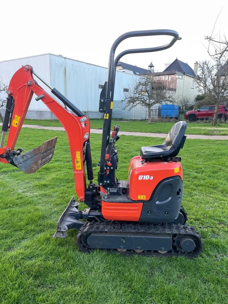 Kubota U10-3 minigraafmachine minigraver 2021 met 670 uur, Kubota, Info@meerman.nl, JP, Graafmachine
