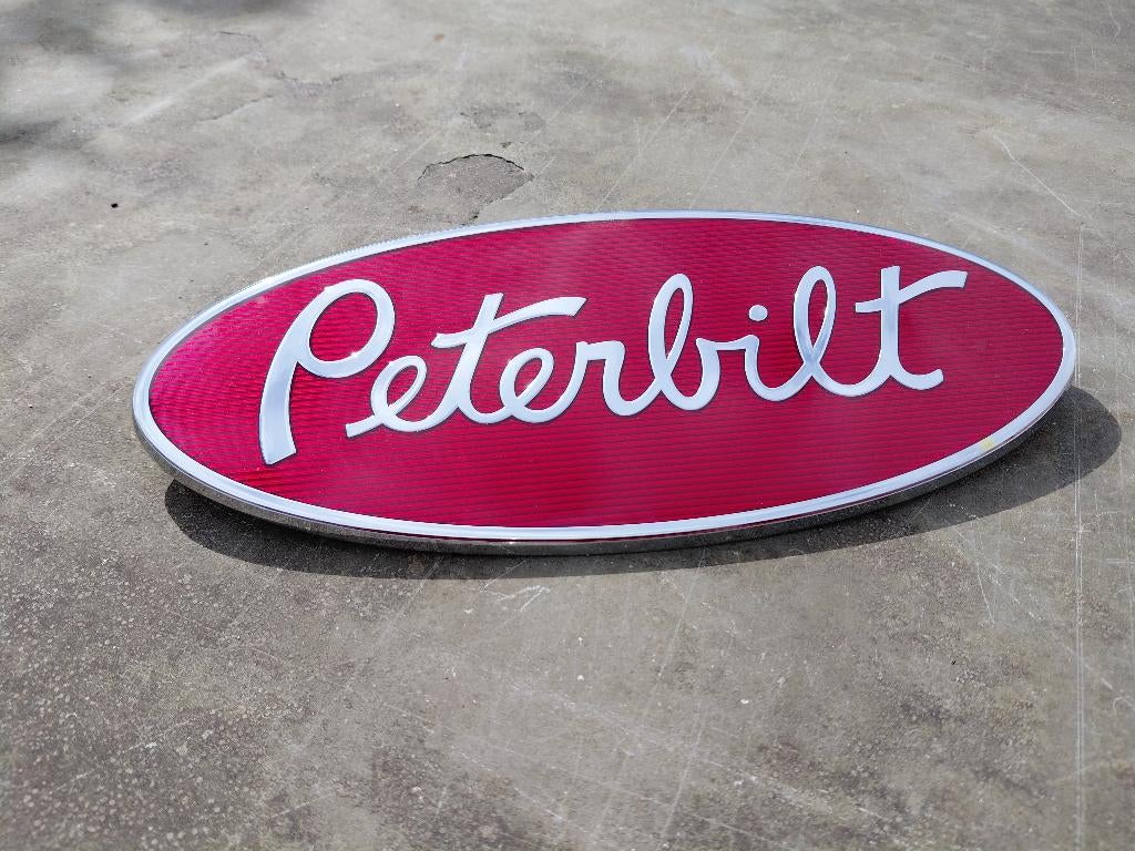 Peterbilt embleem  2 stuk, Ophalen of Verzenden, Nieuw, Auto's
