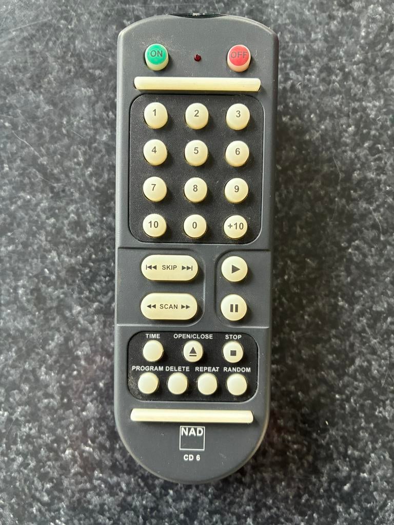 NAD cd6 afstandsbediening van NAD C542, Ophalen of Verzenden, Zo goed als nieuw, Origineel