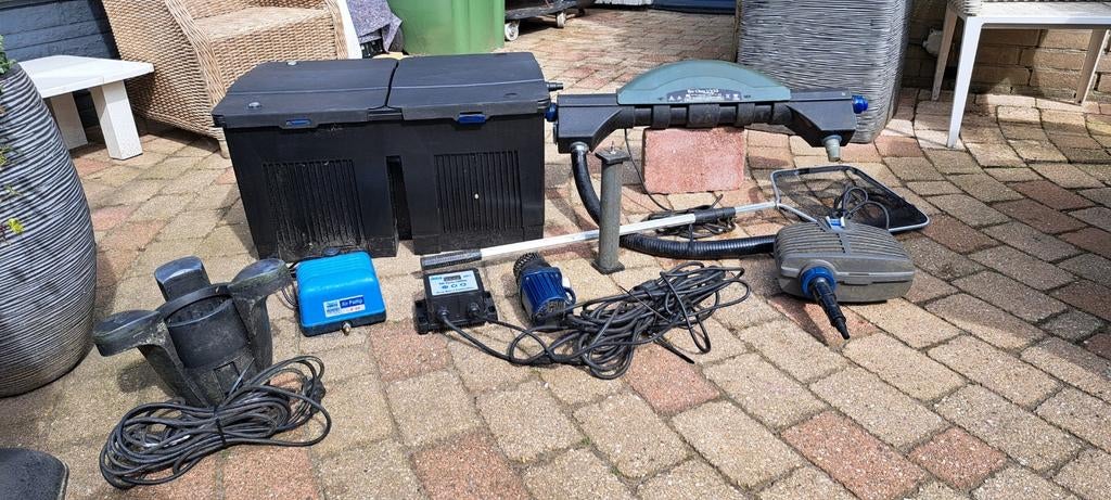 Complete vijverfilter set + toebehoren, Tuin en Terras, Vijver-toebehoren, Ophalen, Vijverpomp