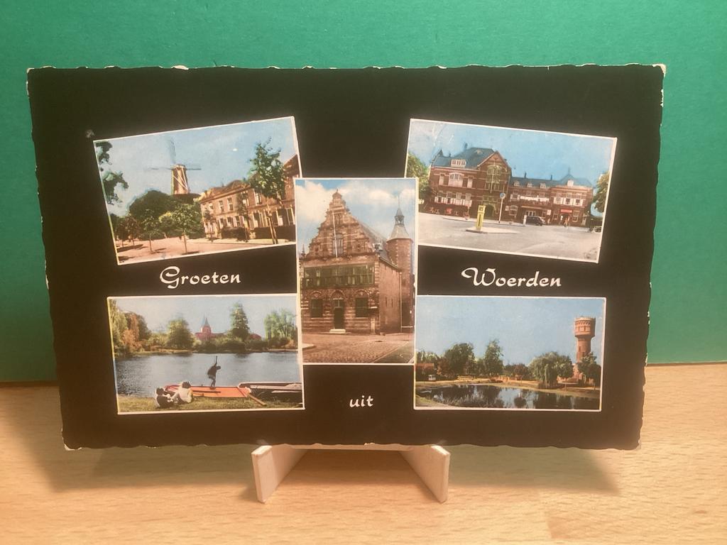 Groeten uit Woerden       807, Ophalen of Verzenden, 1980 tot heden, Gelopen, Utrecht