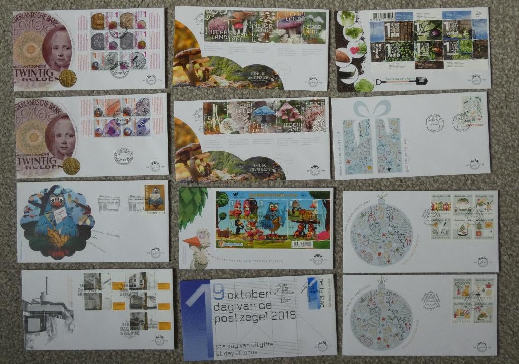 eerstedag enveloppen halve jaargang 2018, Ophalen of Verzenden, Onbeschreven, Nederland