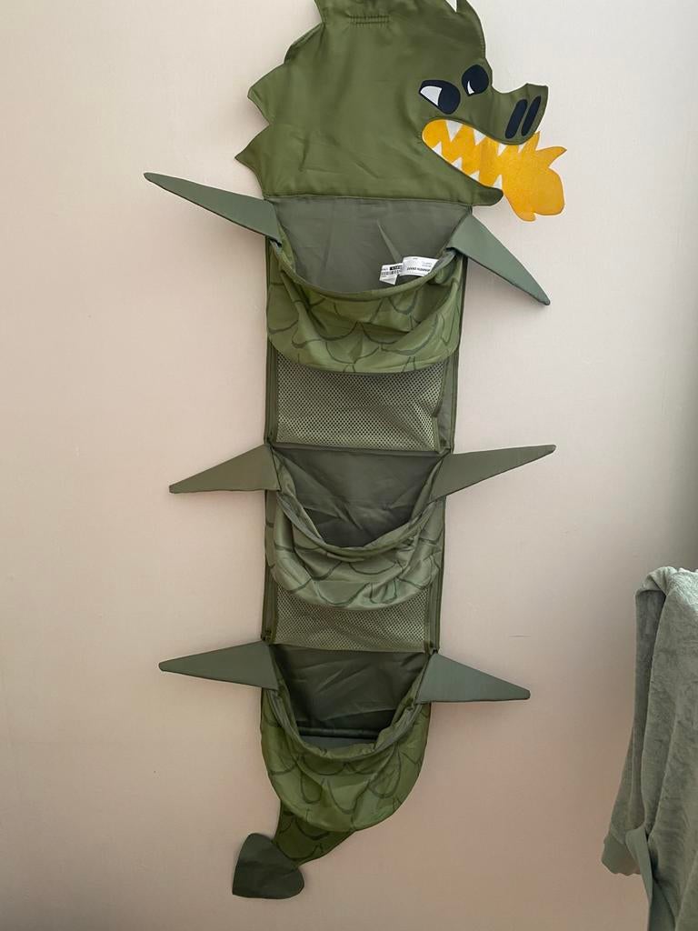 Muurhanger draak opberger, Ophalen of Verzenden, Zo goed als nieuw