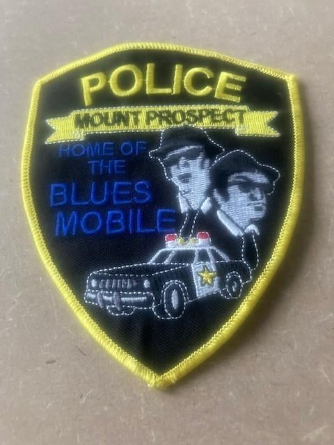 the Blues Brothers - Bage - opnaai embleem - police, Verzamelen, Verzenden, Zo goed als nieuw, Film