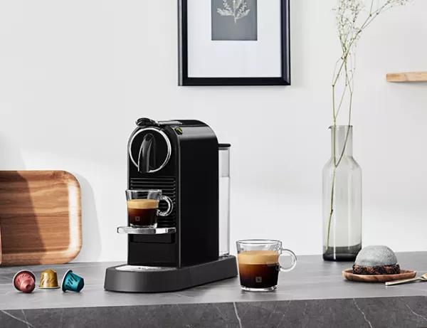 ☕️ Nespresso CITIZ Koffiemachine, Gebruikt, Espresso apparaat, Ophalen of Verzenden, 1 kopje