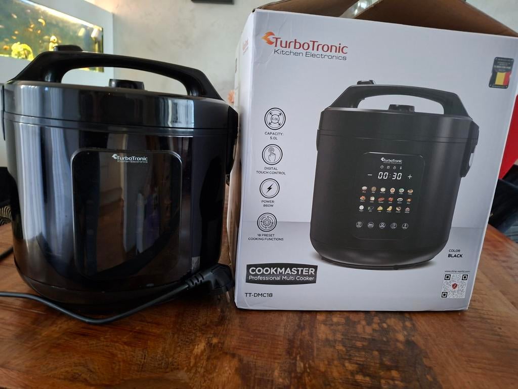 Turbotronic Cookmaster Multicooker, Ophalen of Verzenden, Timer, Zo goed als nieuw