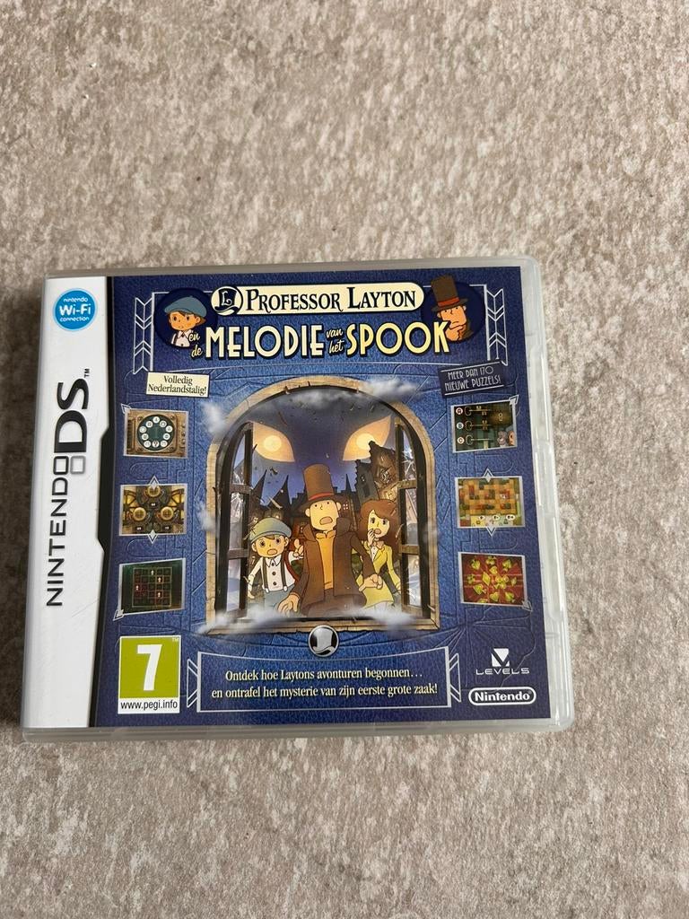 Nintendo Ds Professor Layton Melodie van het spook, Puzzel en Educatief, Gebruikt, 1 speler, Ophalen of Verzenden