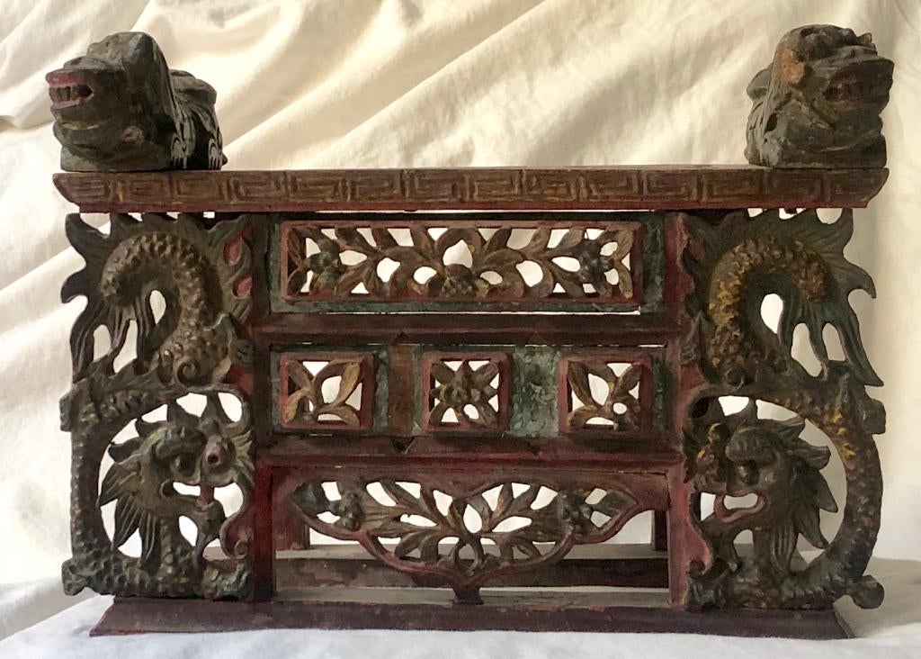 Houten altaart afeltje Indonesië, Ophalen of Verzenden