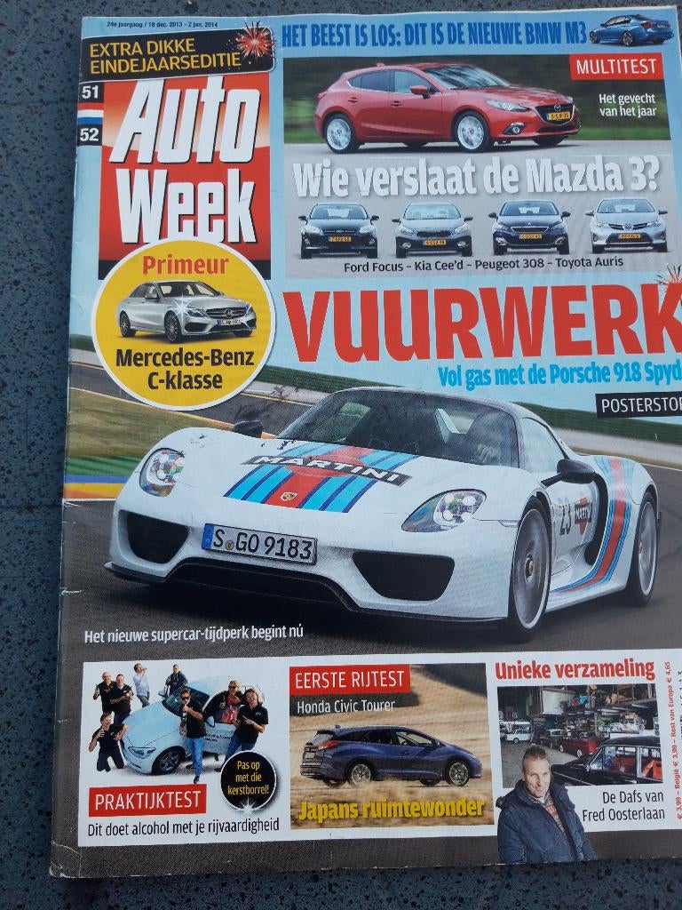 Autoweek 2013 51-52 – o.a. Daf Dokter, Ophalen of Verzenden, Zo goed als nieuw, Algemeen