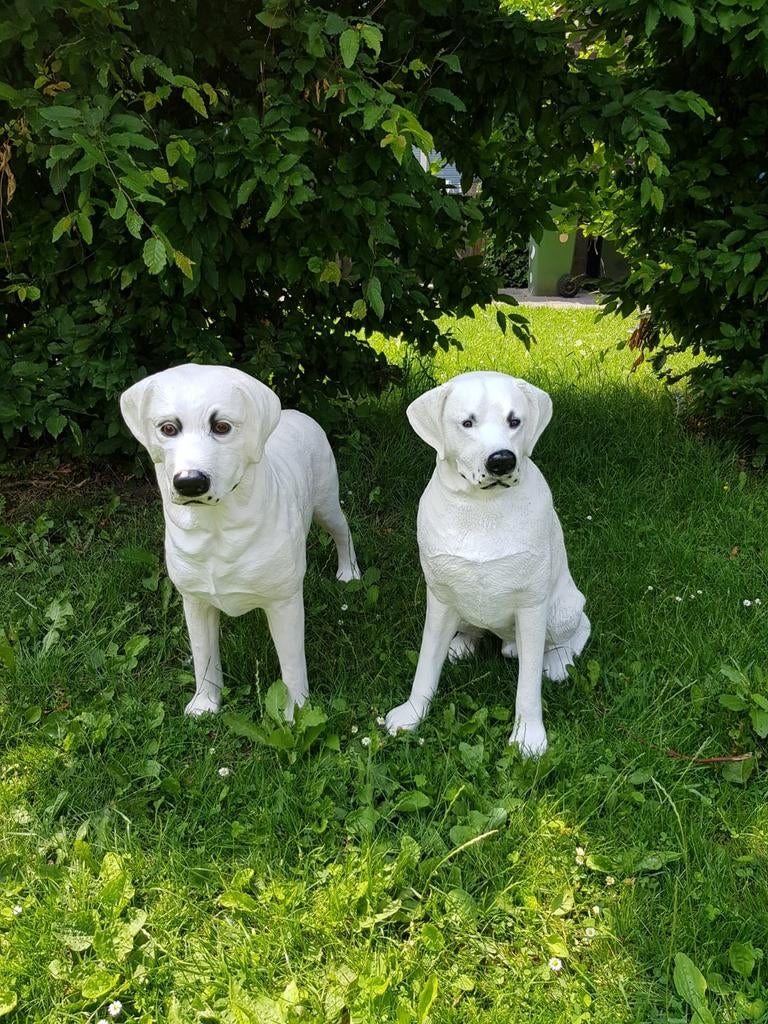 Labradors, Ophalen, Dierenbeeld, Kunststof, Onbekend