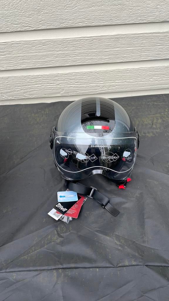 Bromfietshelm Crevit, Ophalen, Nieuw, Medium