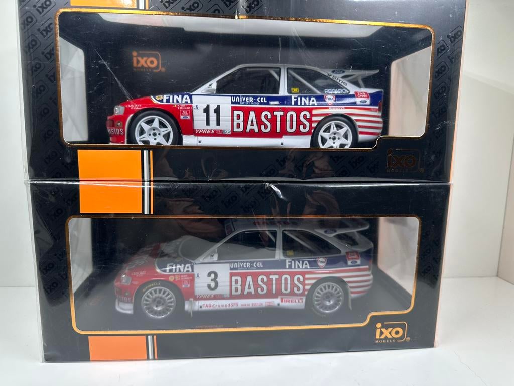 FORD ESCORT RS COSWORTH 24H YPRES RALLY 1995 IXO 1:18 NIEUW, Ophalen of Verzenden, Nieuw, Auto, Overige merken